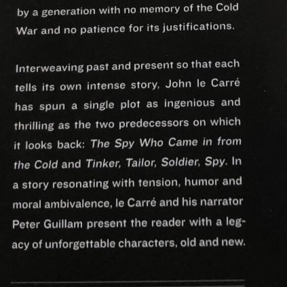 John Lecarre, Hardcover Novel, with Dust Cover, Excellent, Like New Condition - Picture 5 of 5